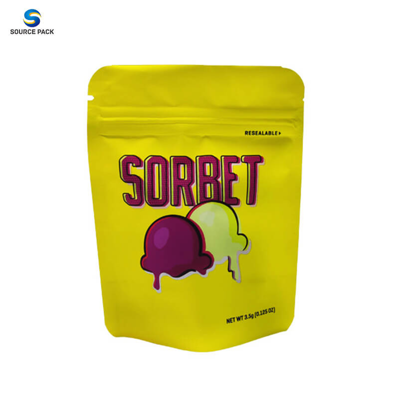3.5g Edible Packaging Mylar Bags