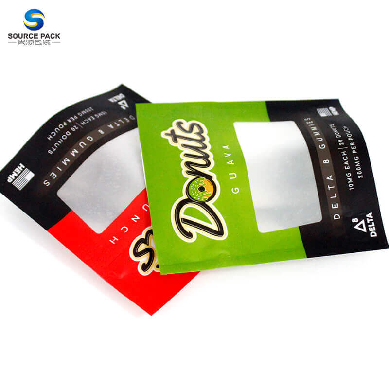 Edible Packaging Delta 8 Gummies Doypack Bags