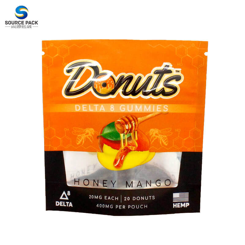 Edible Packaging Delta 8 Gummies Doypack Bags