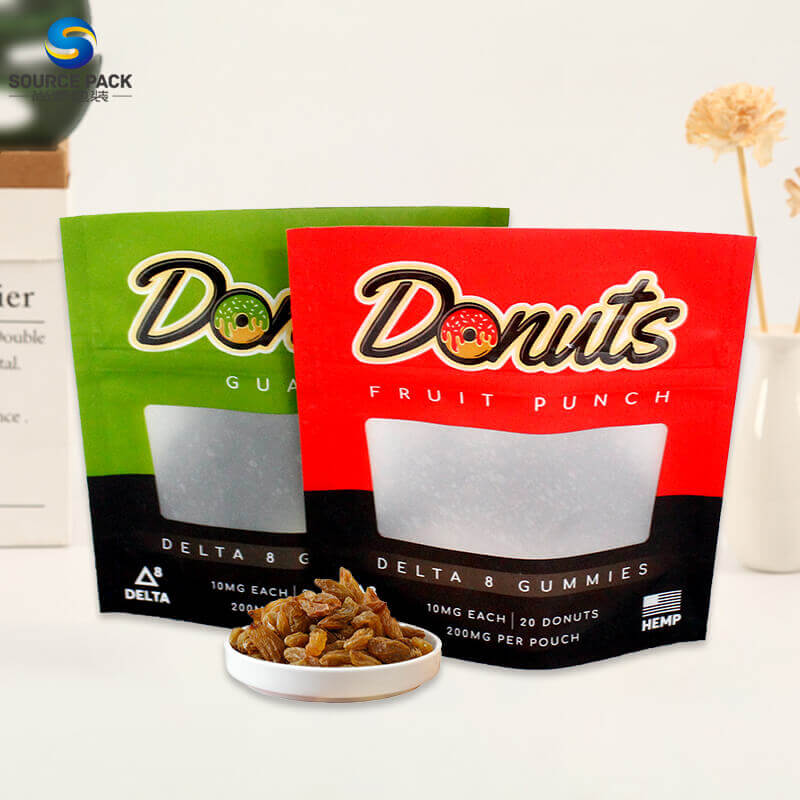 Edible Packaging Delta 8 Gummies Doypack Bags