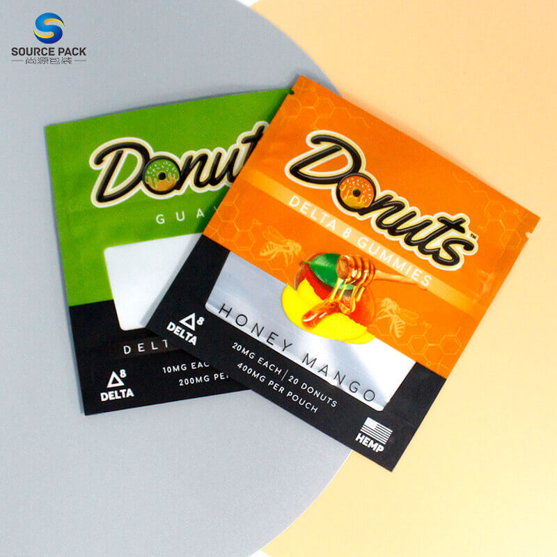 Edible Packaging Delta 8 Gummies Doypack Bags