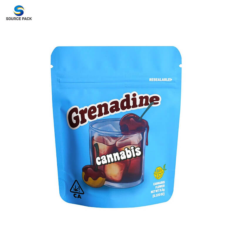 3.5g Edible Packaging Mylar Bags