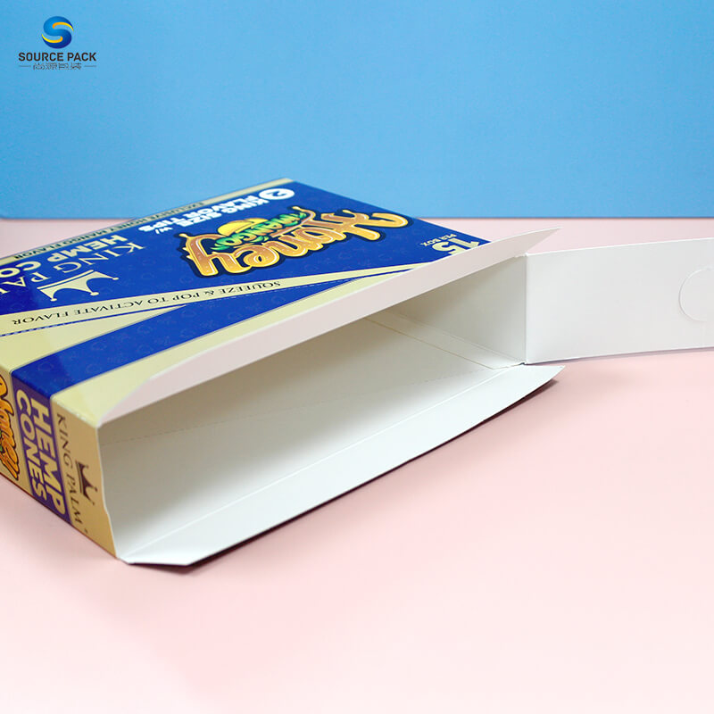 Counter Top Tear Off Paper Retail Custom Preroll Cones Cigar Display Boxes Packaging Supplier